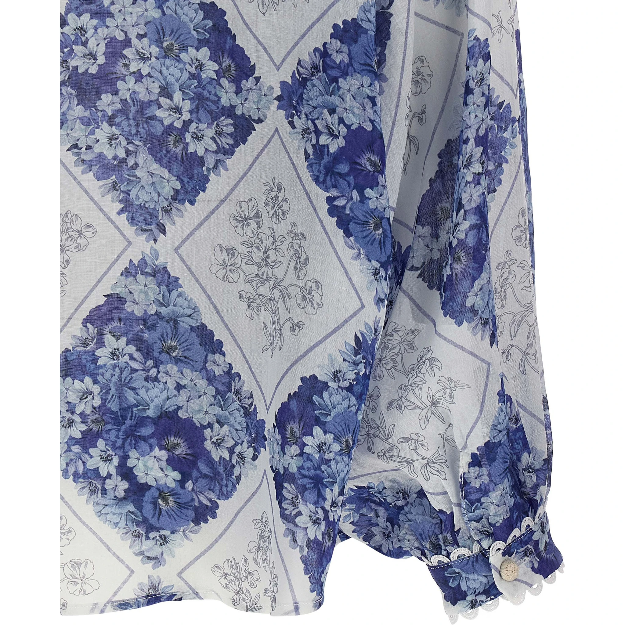 Multicolor Stingray Leather / Ray Skin Blouse