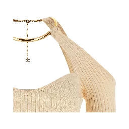 Beige Viscose Cardigan