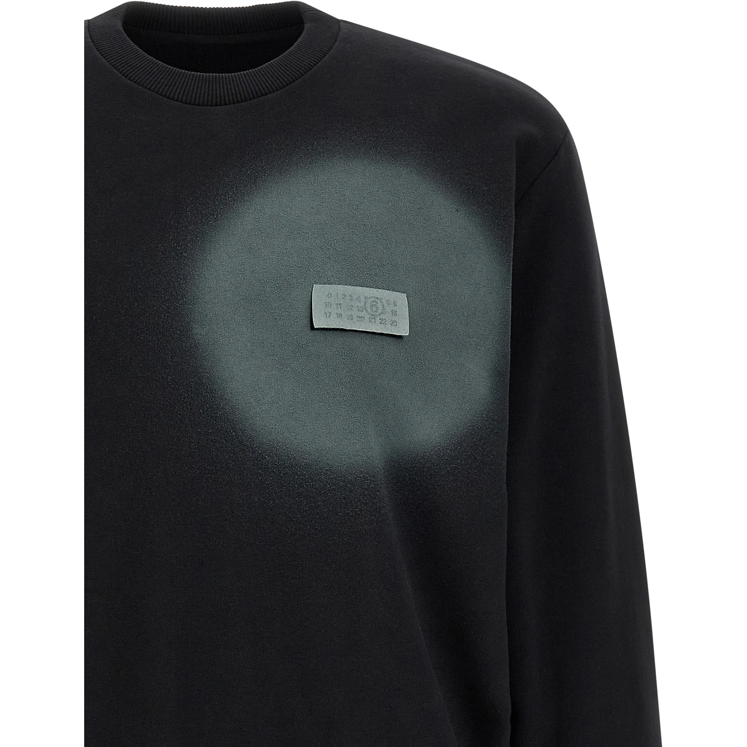 Black Cotton Sweatshirt