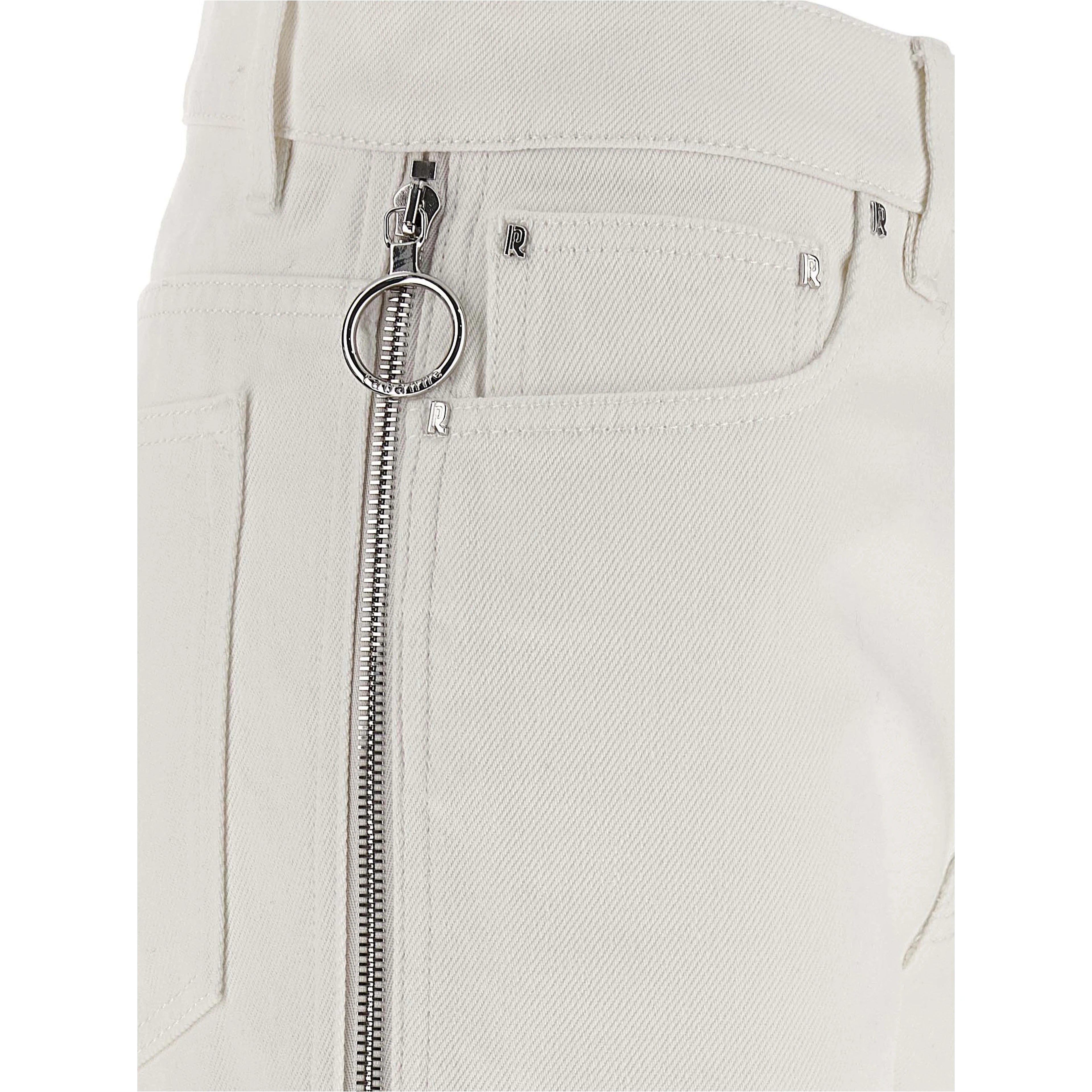 White Cotton Jeans Denim