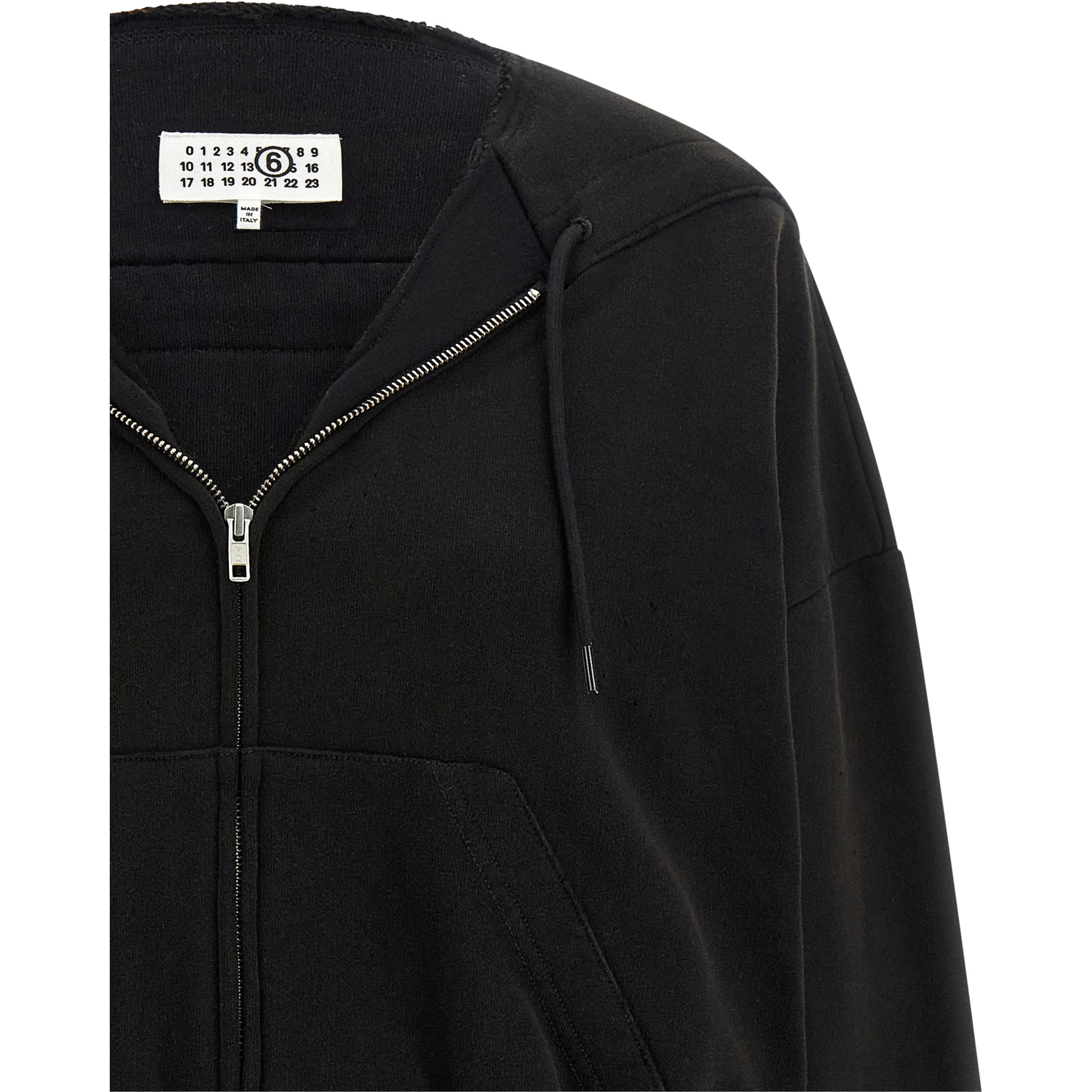 Black Cotton Sweatshirt