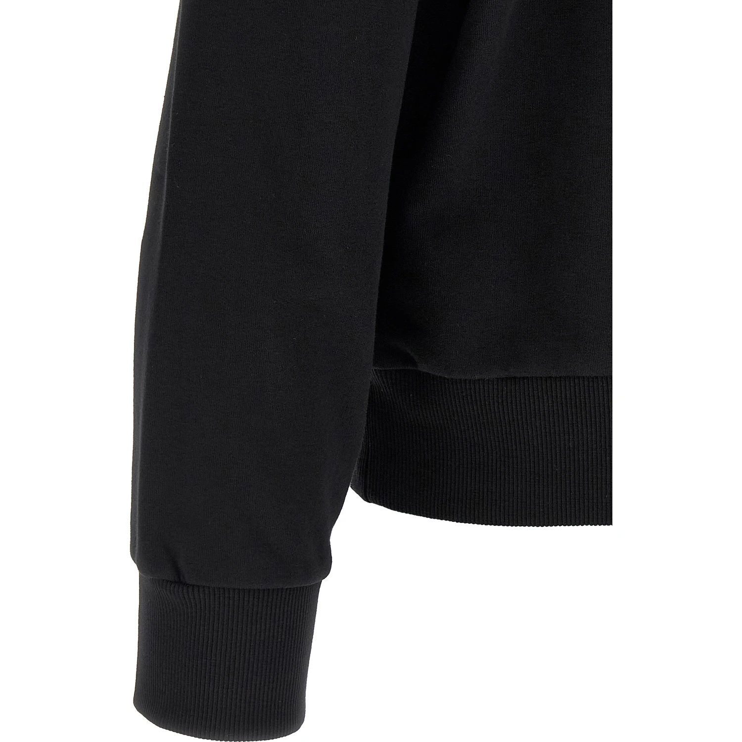 Black Cotton Sweatshirt