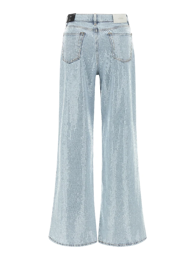 Blue Cotton Flared Jeans alternative