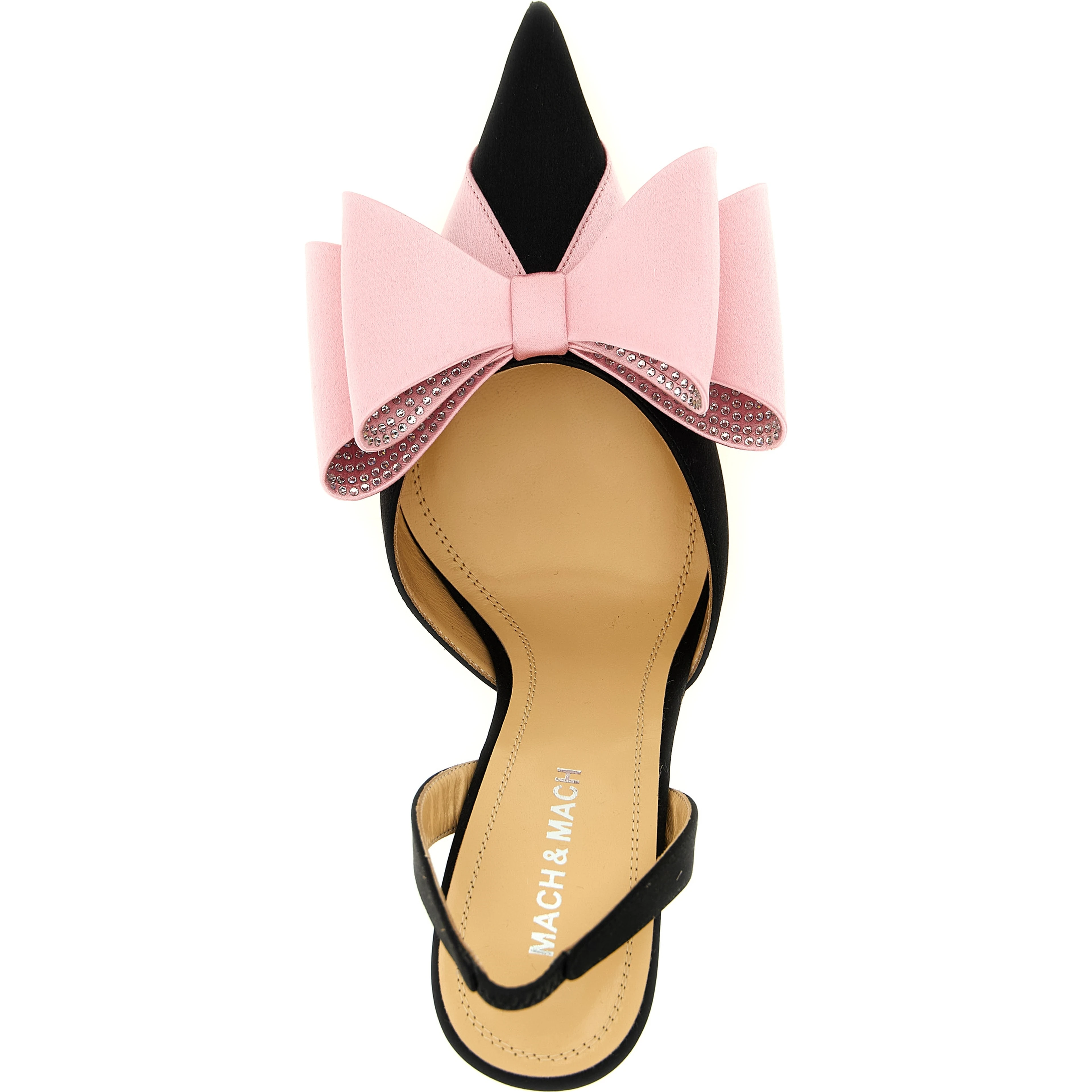 Multicolor Satin High Heel Pumps