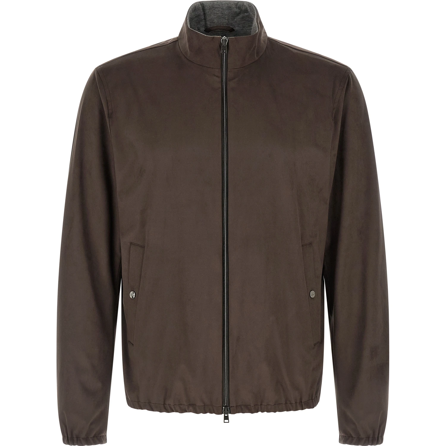 Brown Polyester Jacket