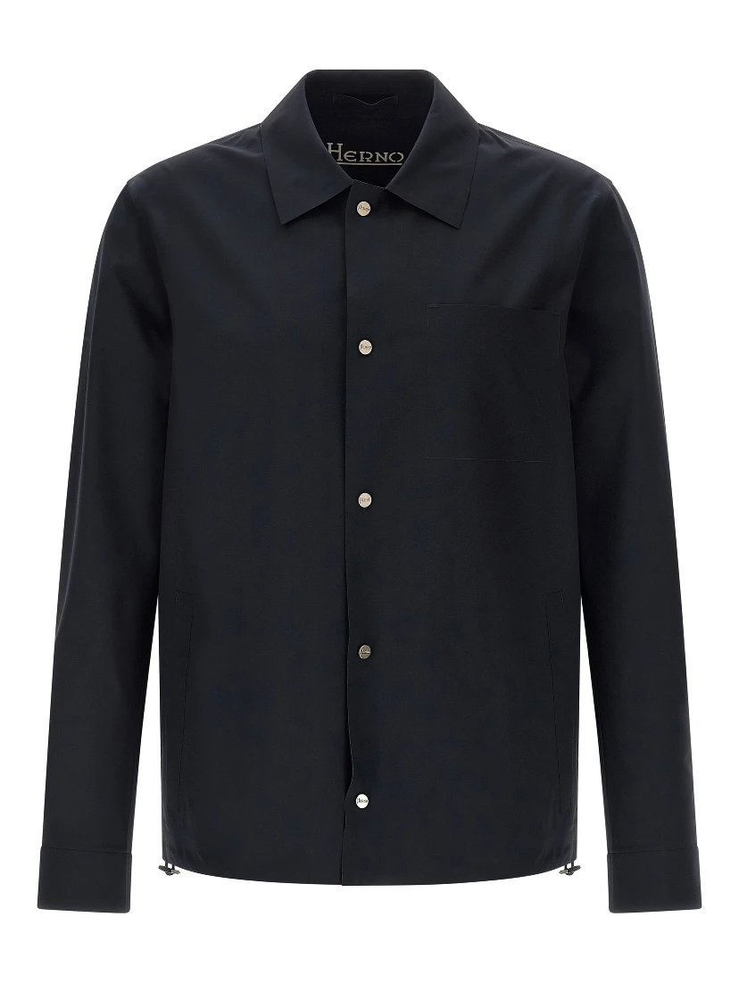 Blue Polyamide Shell Jacket