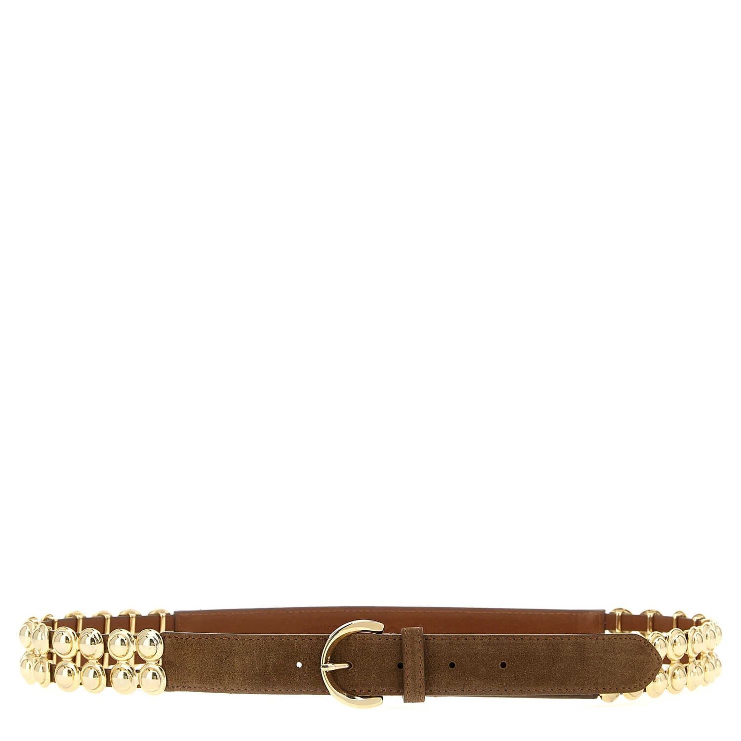Brown Lamb Leather Regular Belt