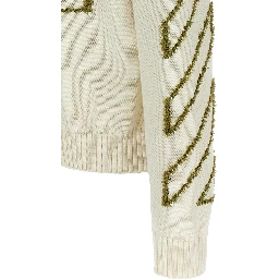Beige Cotton Cardigan