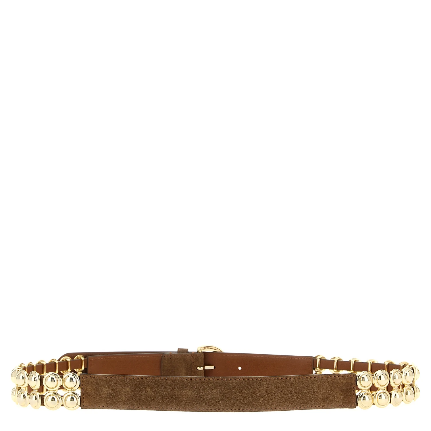 Brown Lamb Leather Regular Belt