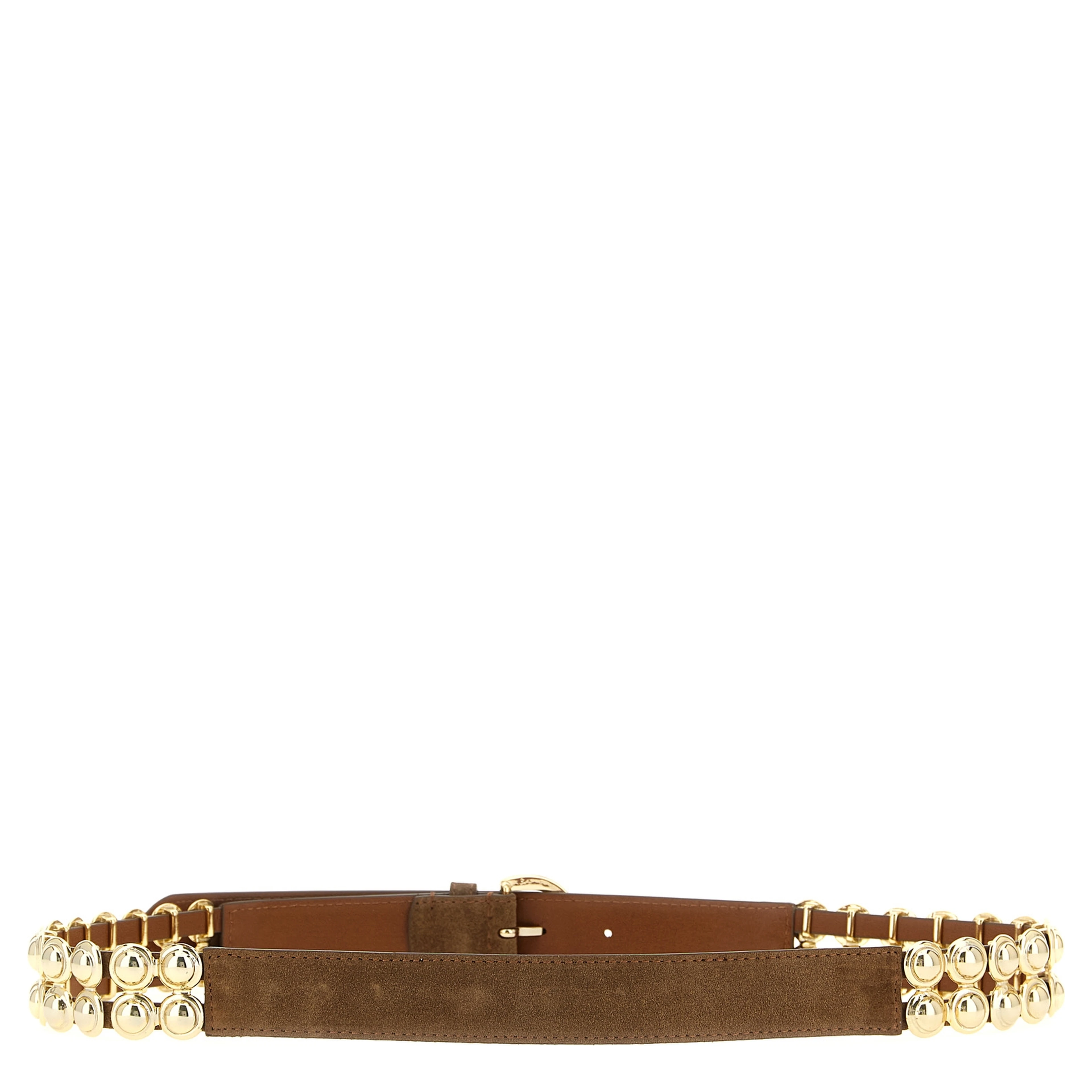Brown Lamb Leather Regular Belt
