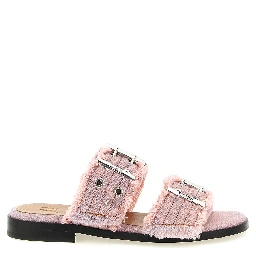 Multicolor Organic Cotton Slides