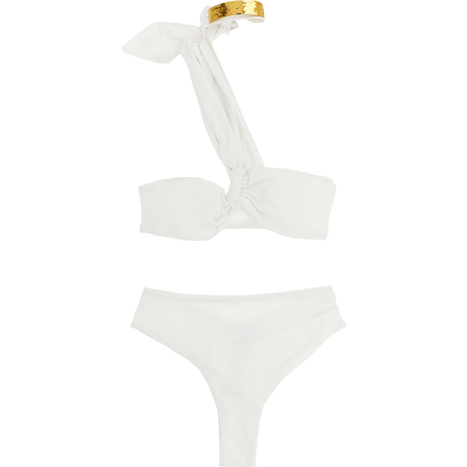 White Polyamide Bikini