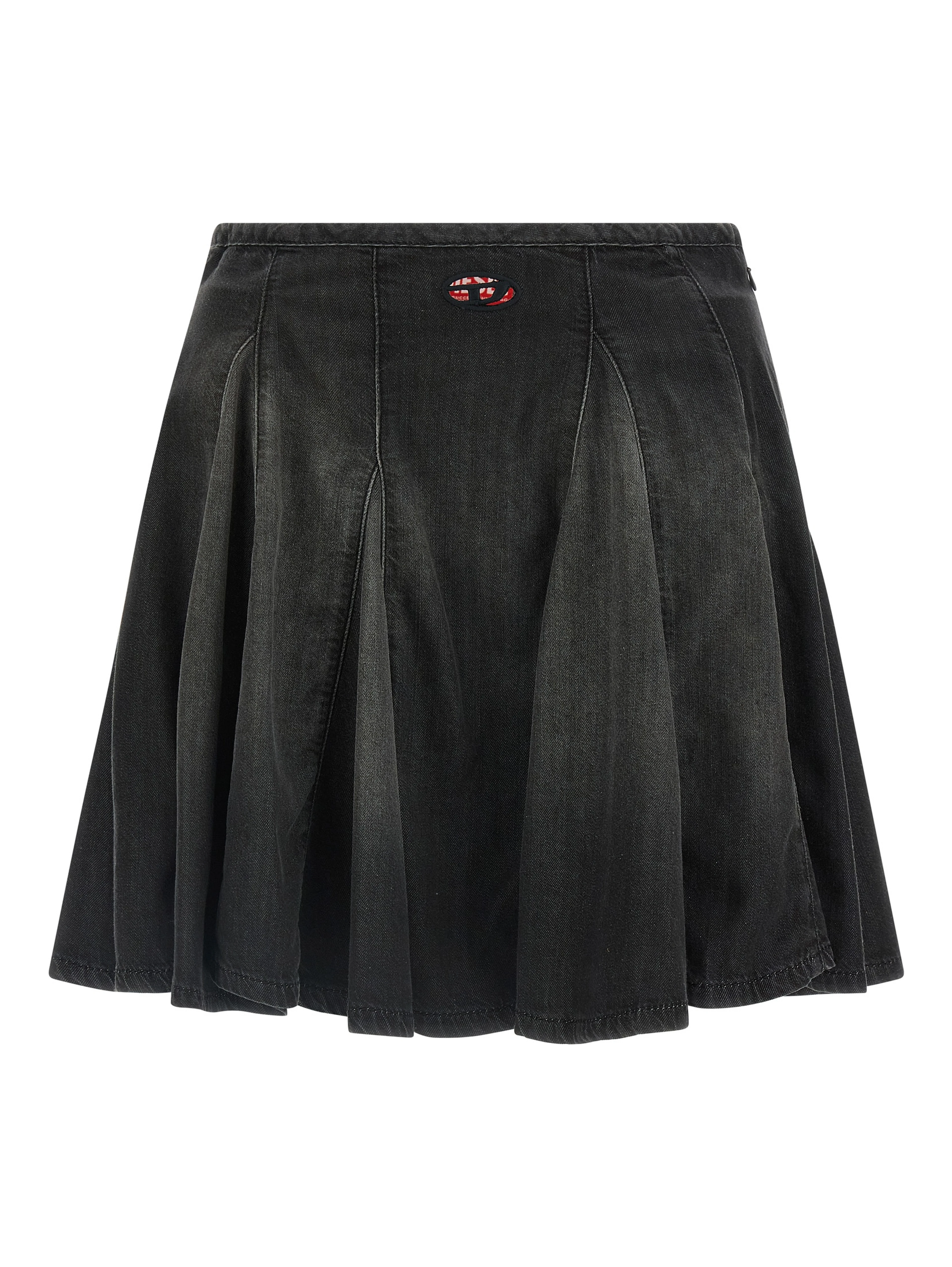Black Cotton Long Skirt