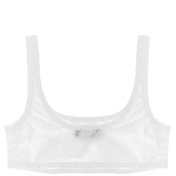 White Cotton Bra