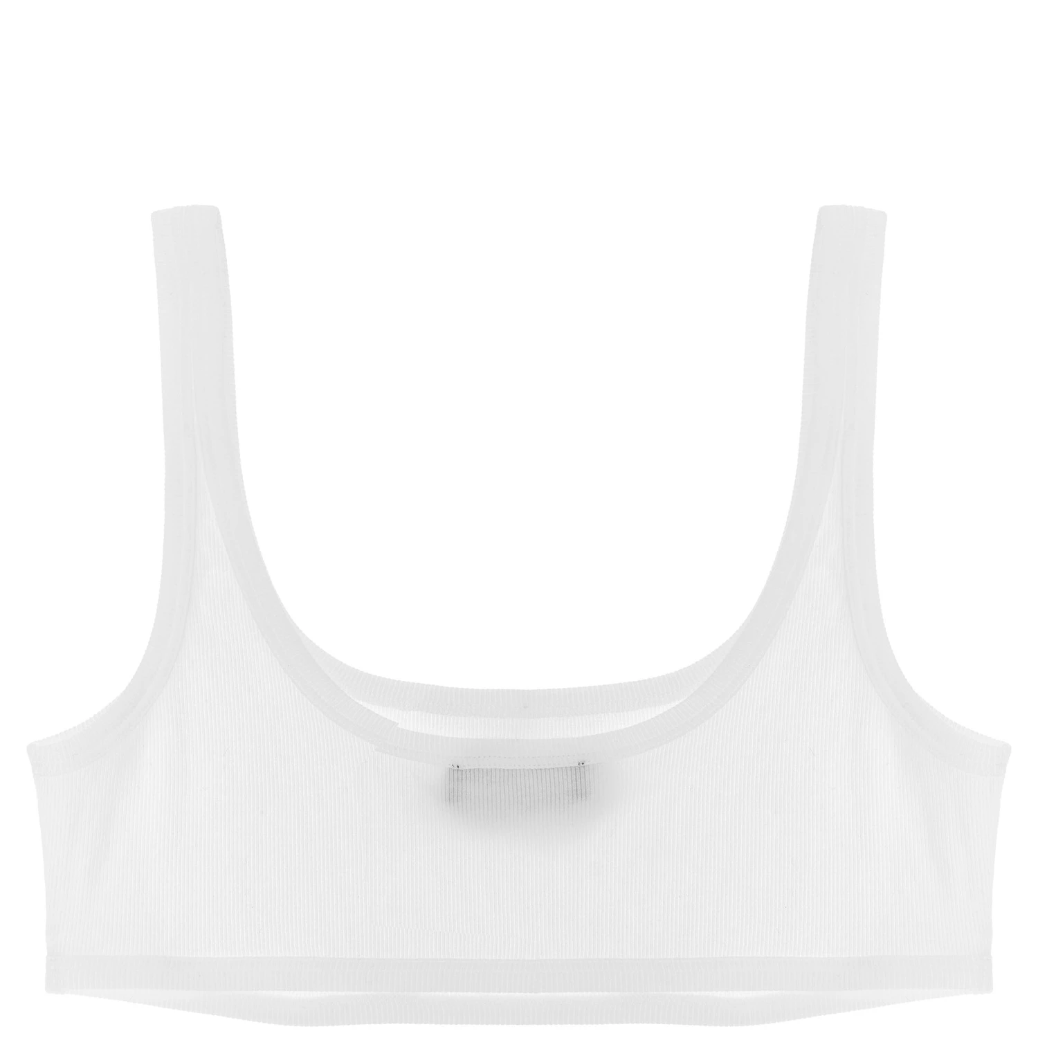White Cotton Bra