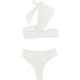 White Polyamide Bikini
