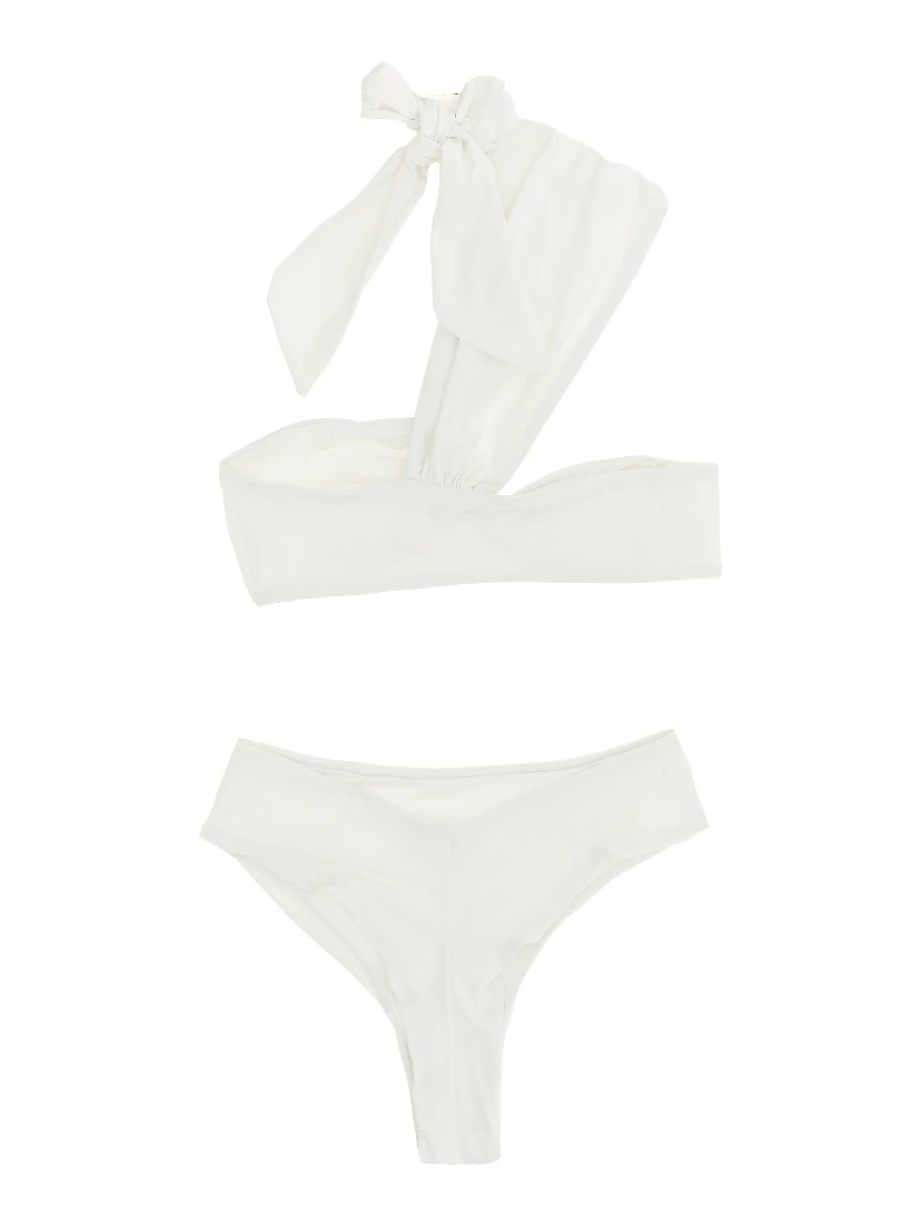 White Polyamide Bikini