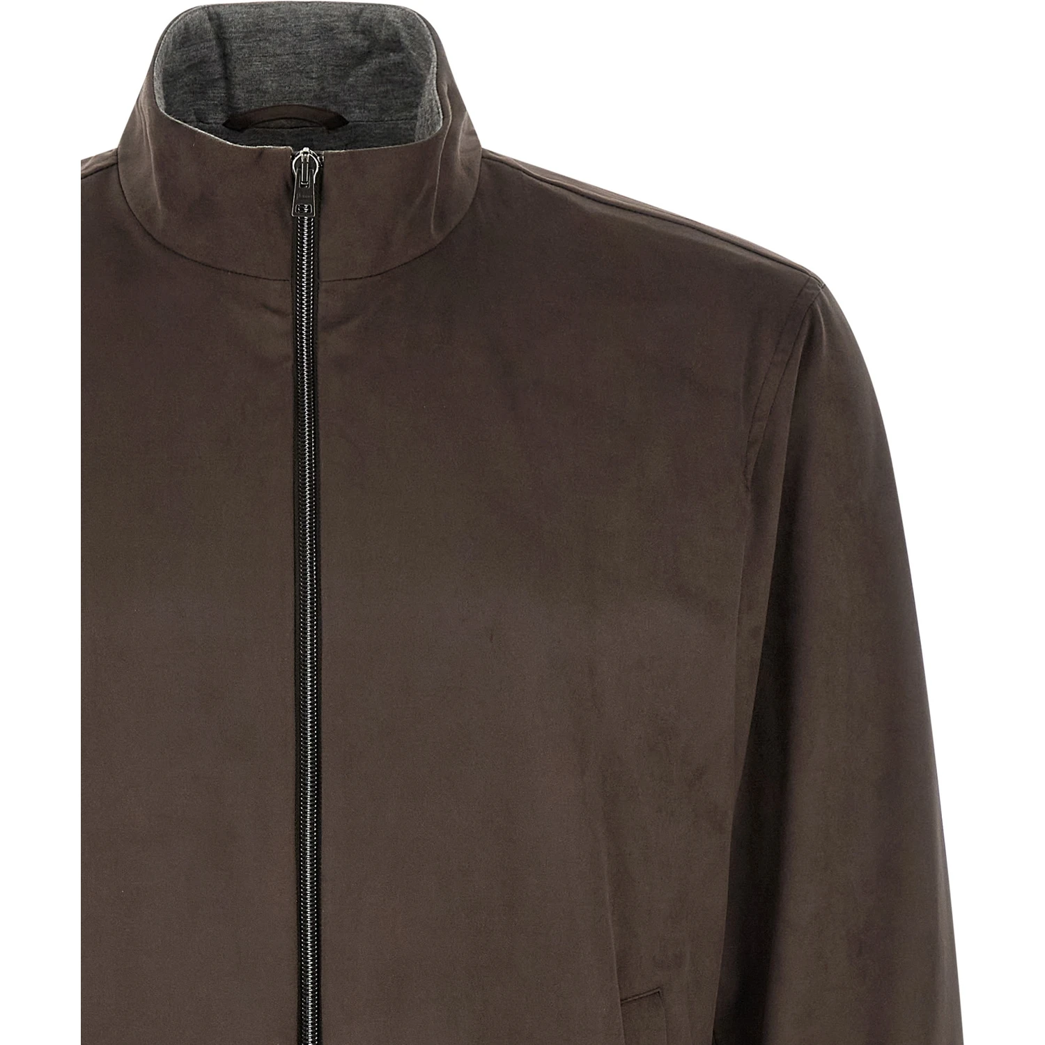 Brown Polyester Jacket