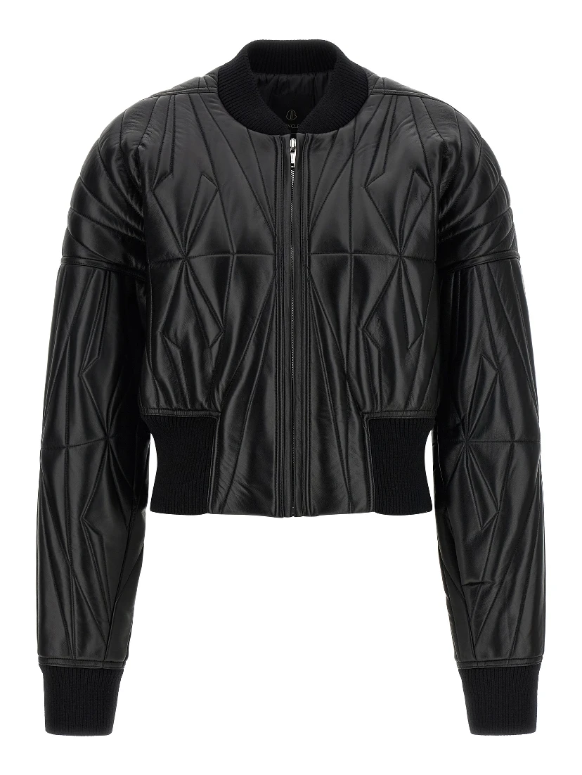 Black Lamb Leather Leather Jacket