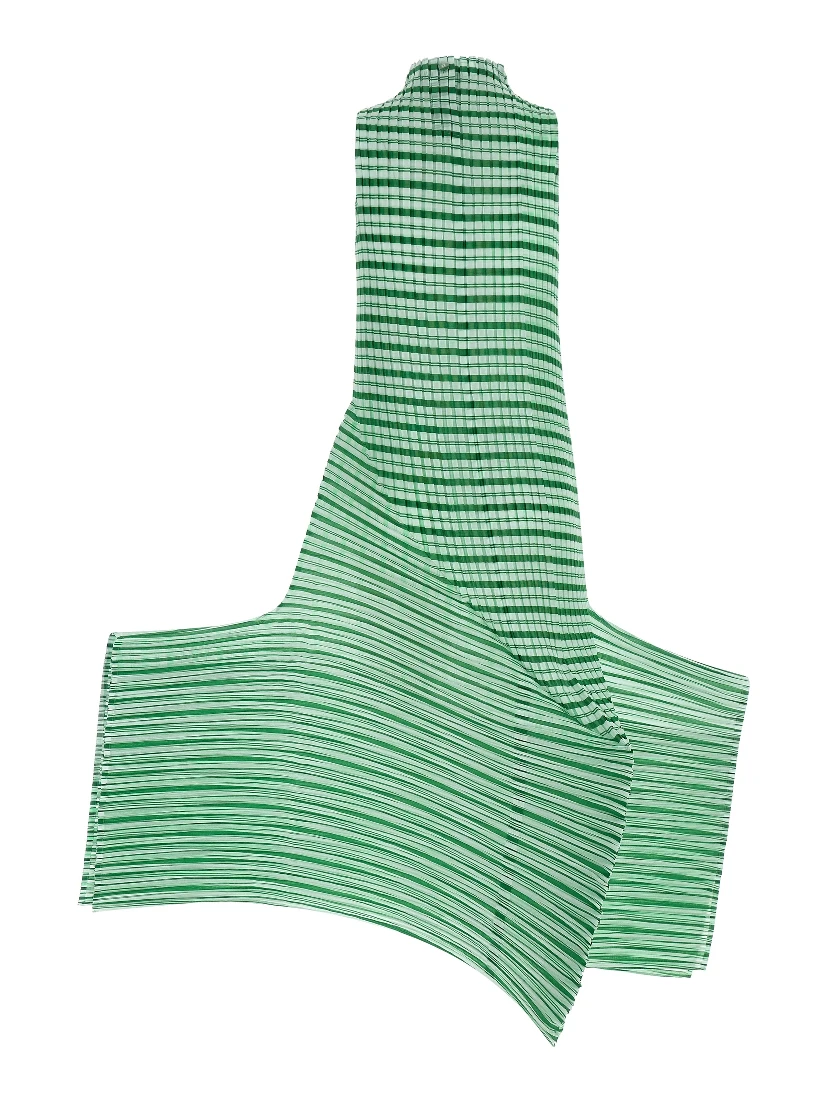 Bicolor Polyester Long Dress