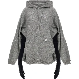 Gray Cotton Short Dress