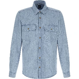 Blue Cotton Blouse