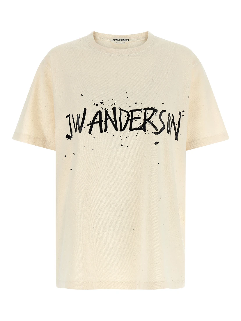 Beige Cotton T-Shirt
