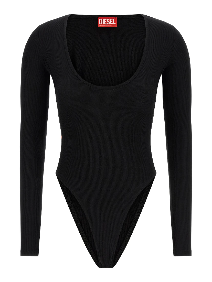 Black Viscose Bodysuit