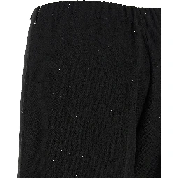 Black Viscose Pants