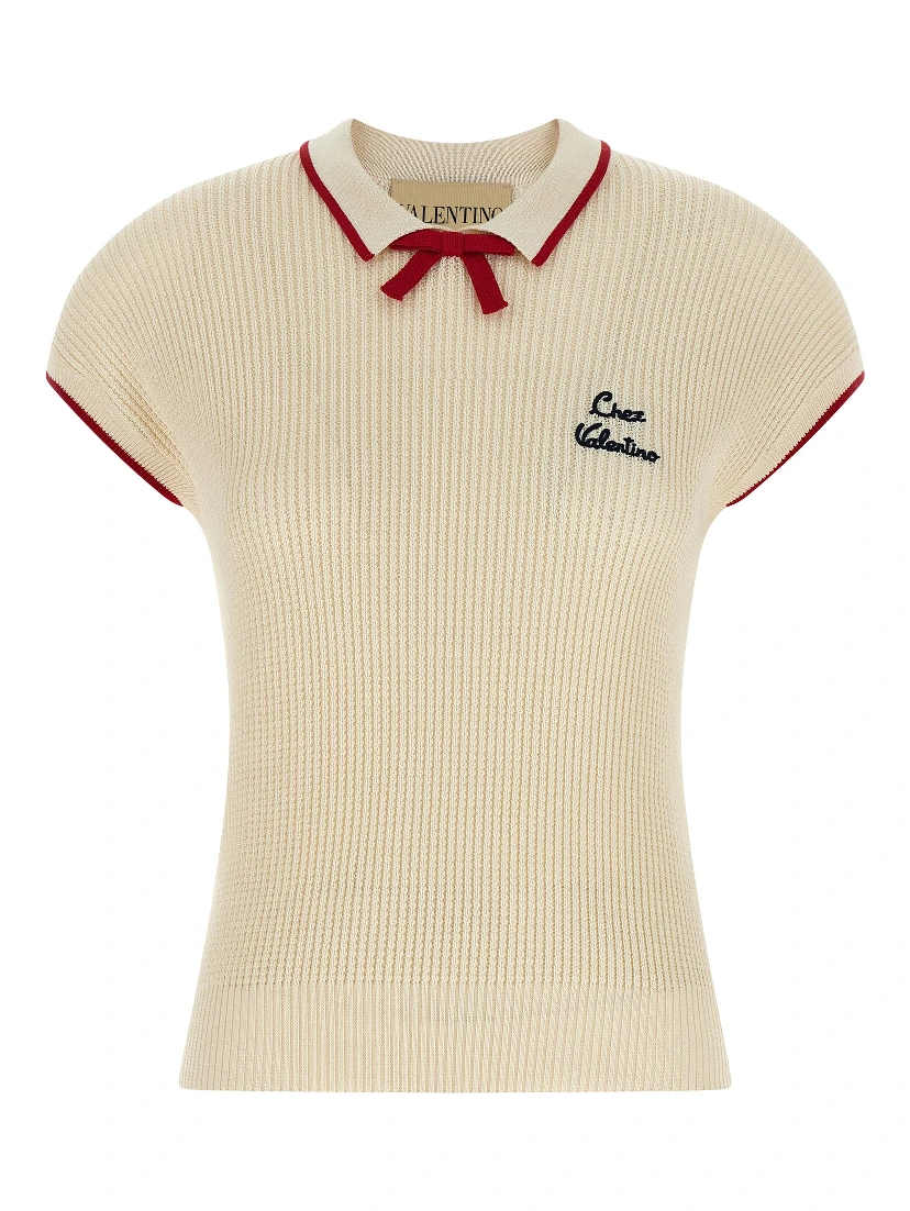 Beige Cotton Shortsleeve Shirt