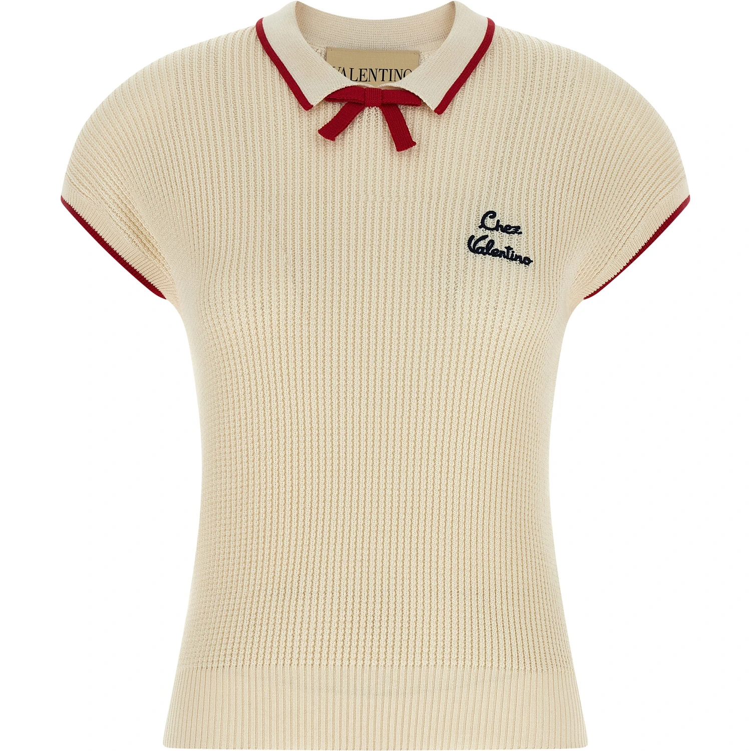 Beige Cotton Shortsleeve Shirt