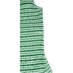 Bicolor Polyester Long Dress