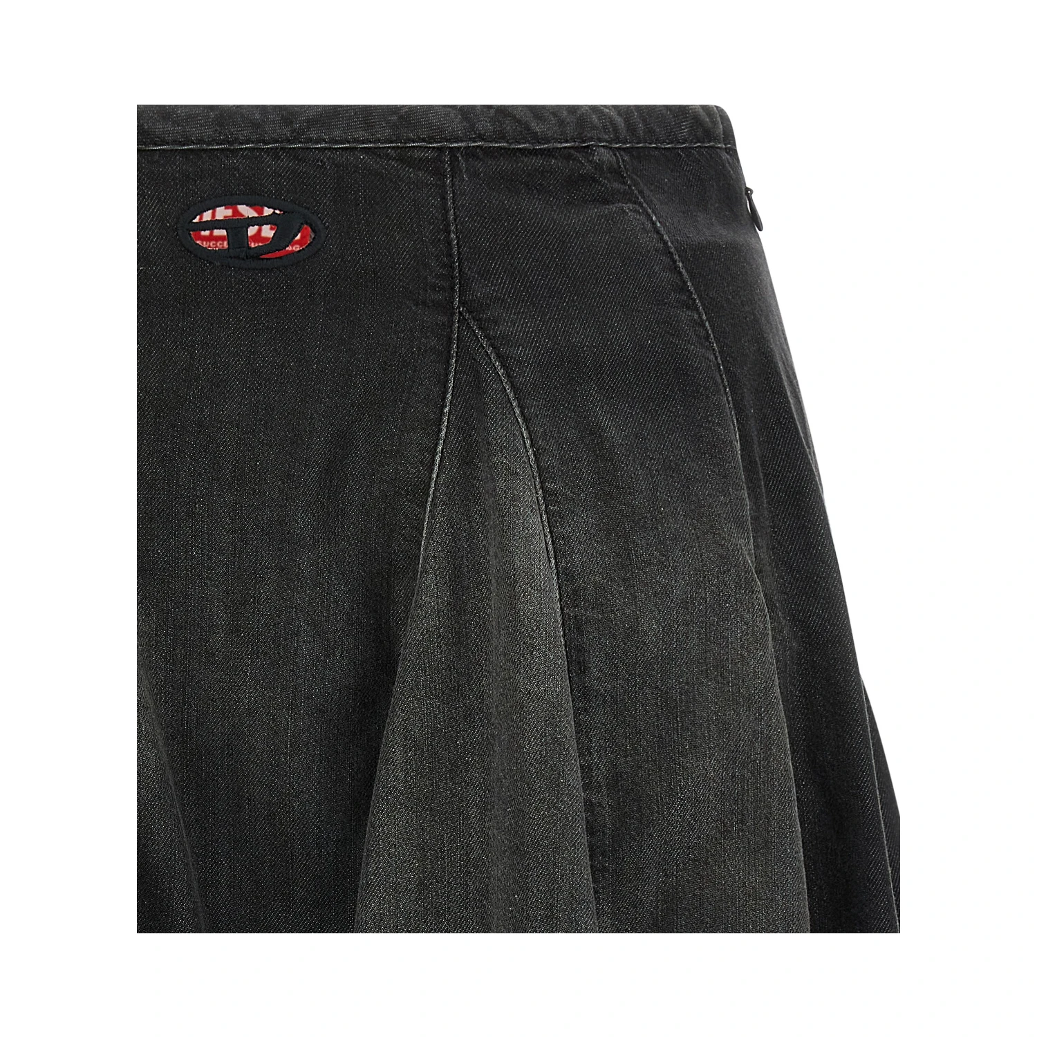 Black Cotton Long Skirt