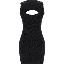 Bicolor Cotton Short Dress