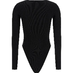 Black Viscose Bodysuit