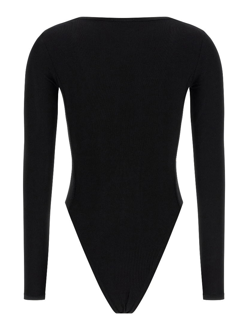 Black Viscose Bodysuit