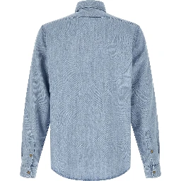 Blue Cotton Blouse
