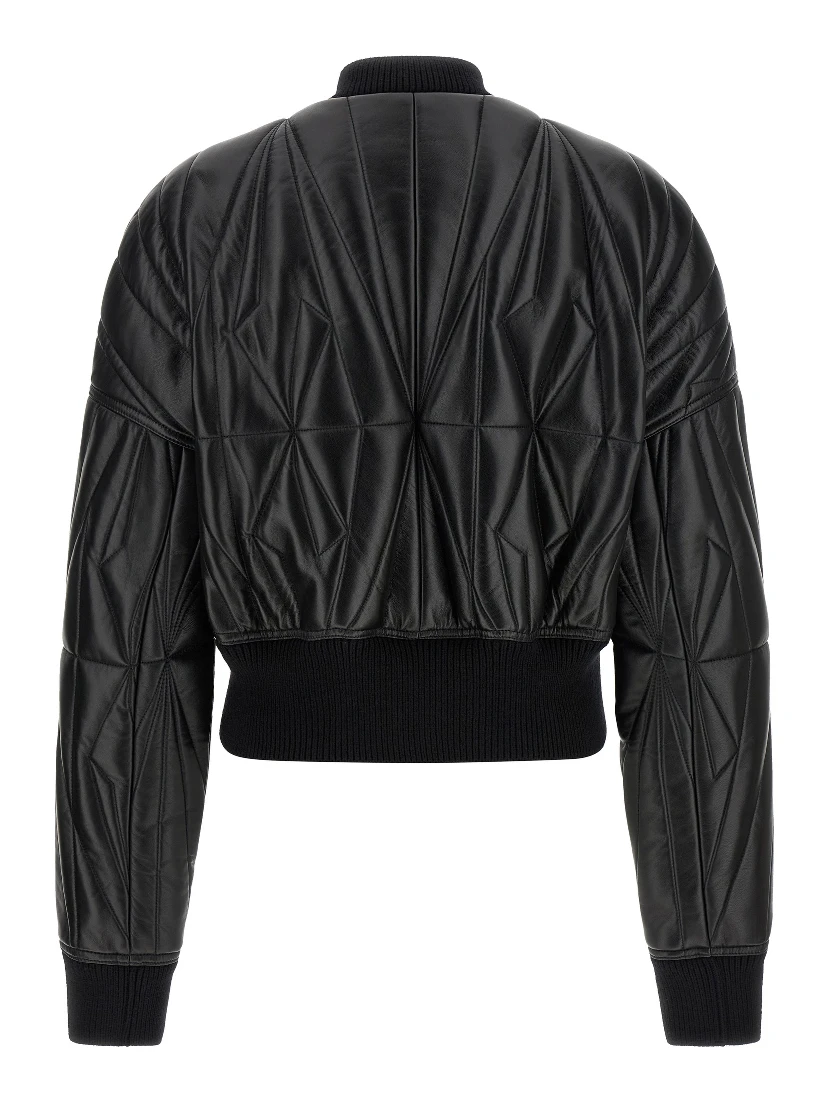Black Lamb Leather Leather Jacket