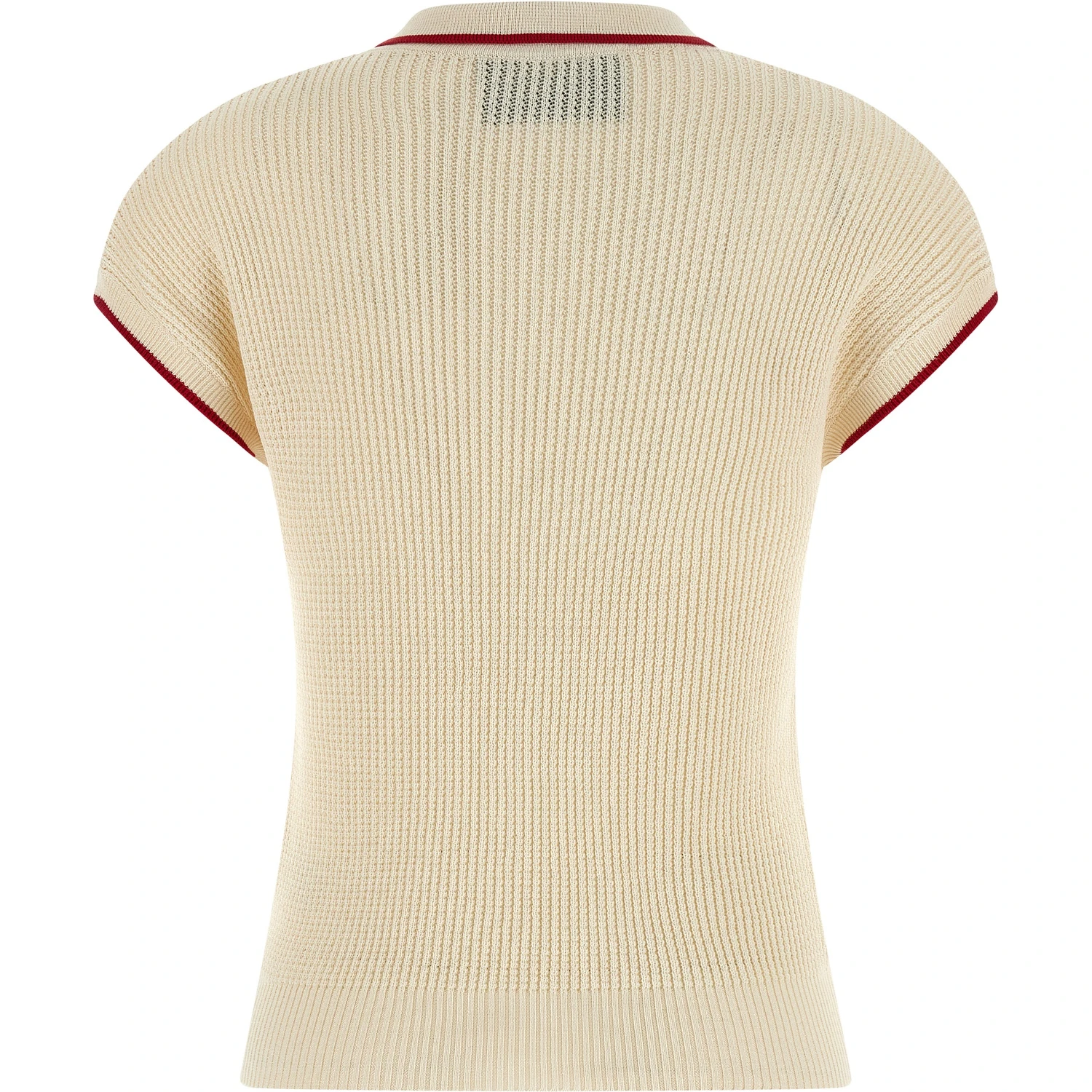 Beige Cotton Shortsleeve Shirt