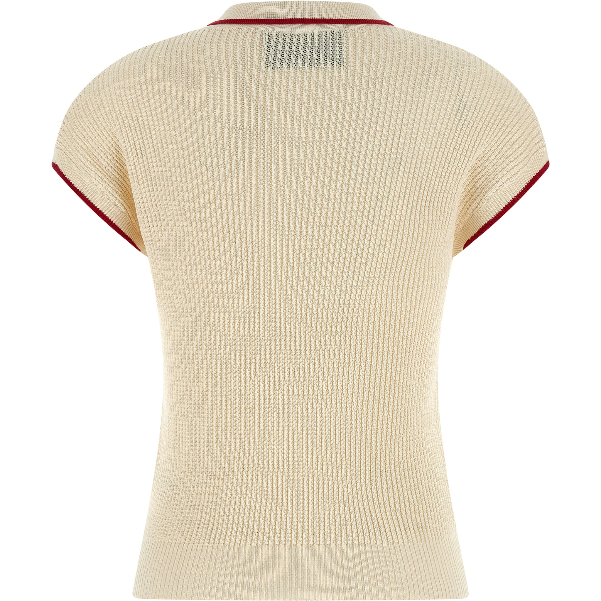 Beige Cotton Shortsleeve Shirt