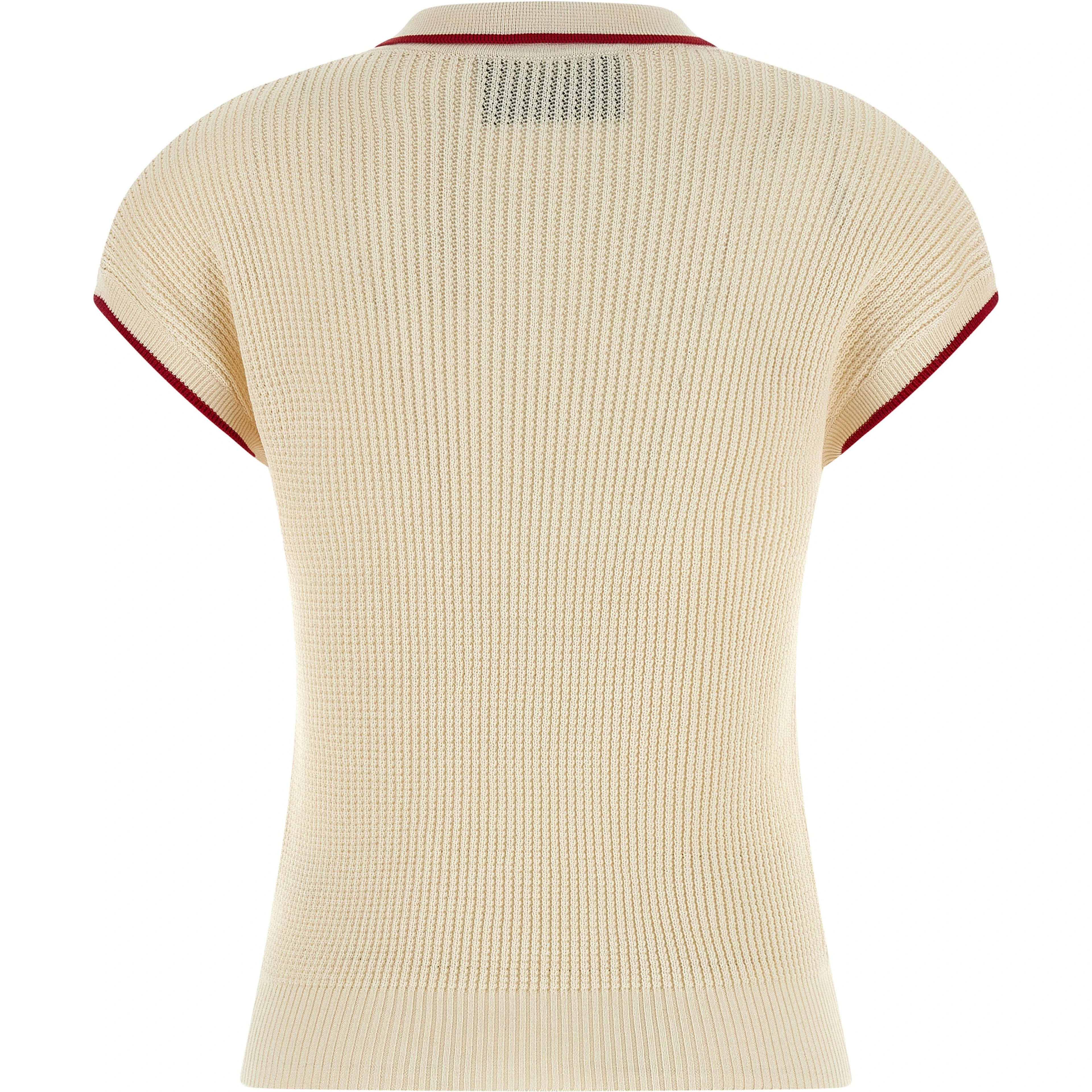 Beige Cotton Shortsleeve Shirt