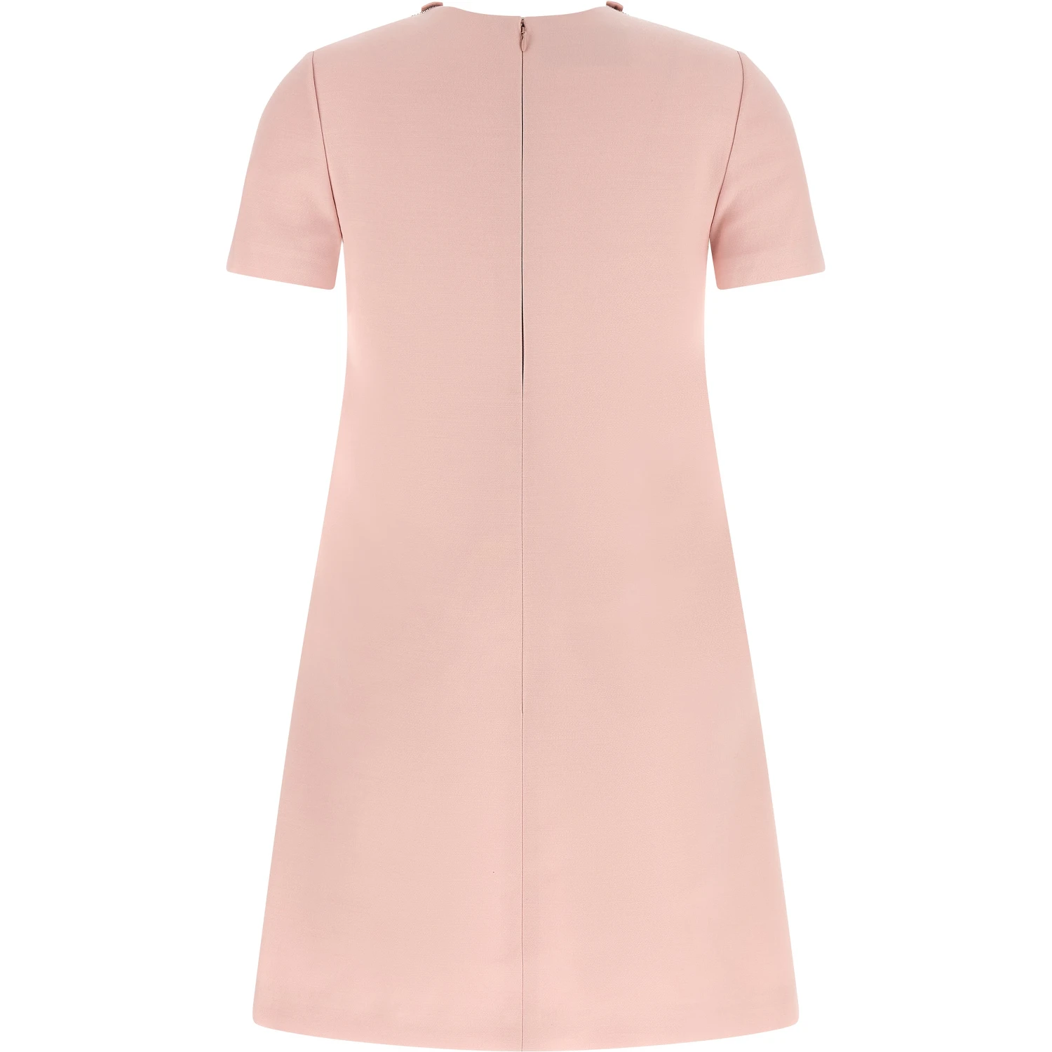 Multicolor Virgin Wool Short Dress