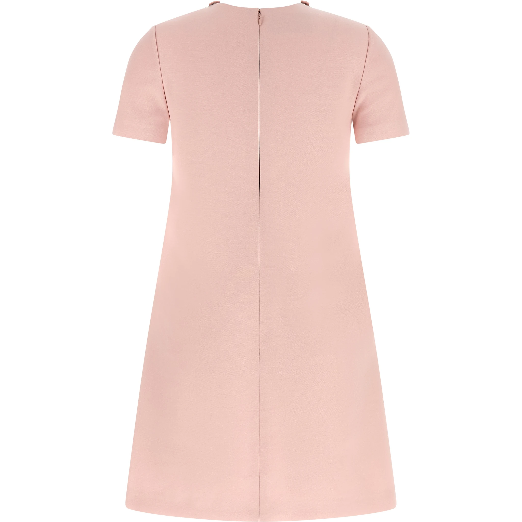 Multicolor Virgin Wool Short Dress