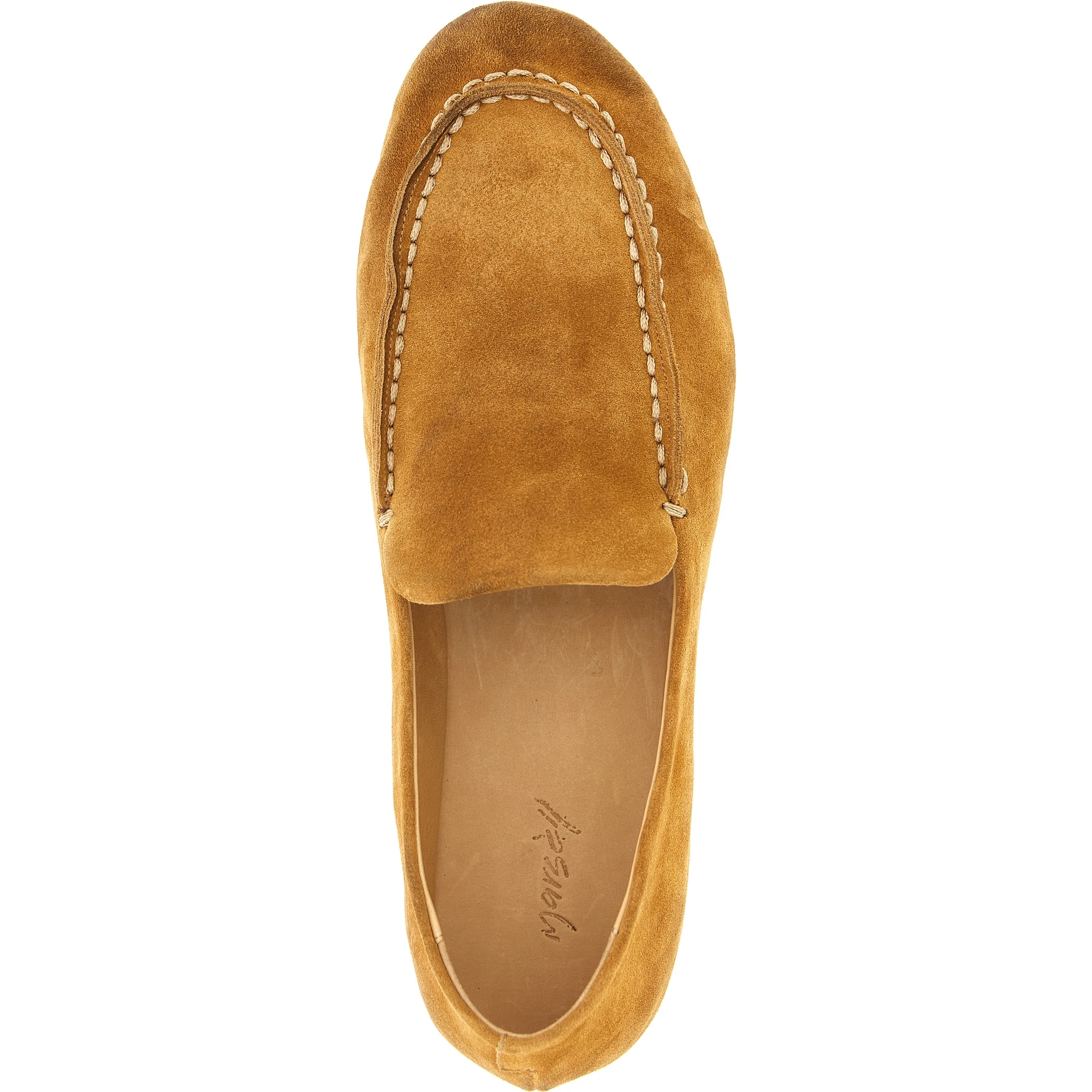 Brown Calfskin Slip-On Loafers