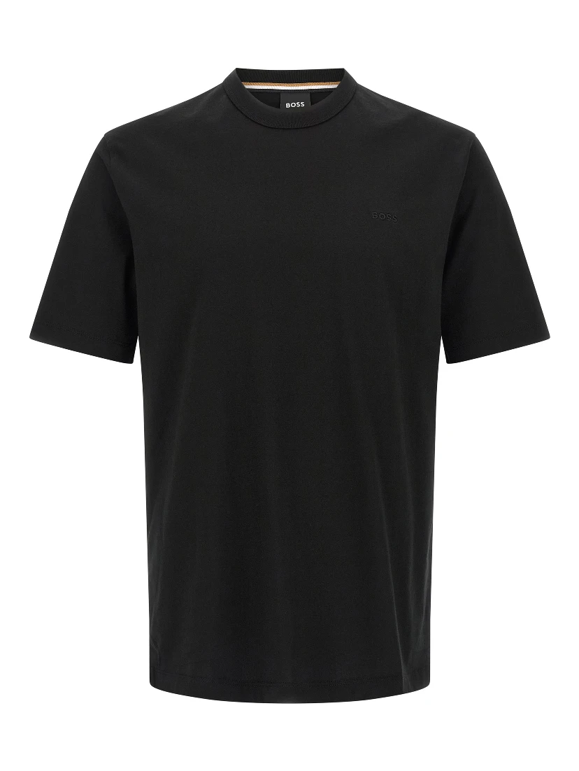 Black Cotton T-Shirt
