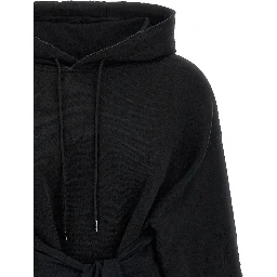 Black Cotton Short Dress