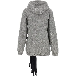 Gray Cotton Short Dress