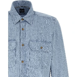 Blue Cotton Blouse