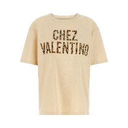 Beige Cotton T-Shirt