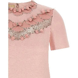 Multicolor Virgin Wool Short Dress